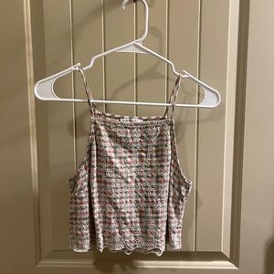 American Eagle Crop Top Spaghetti Strap